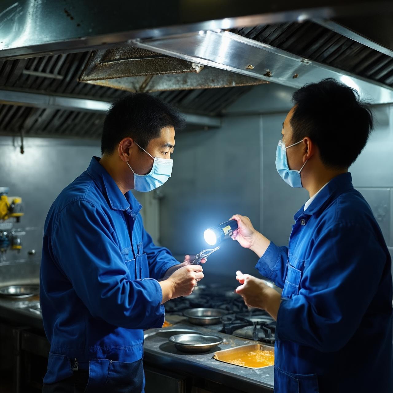 排烟管道清洗留痕到底留什么？湛江厨师长教你用合同、照片、报告应对消防年检。